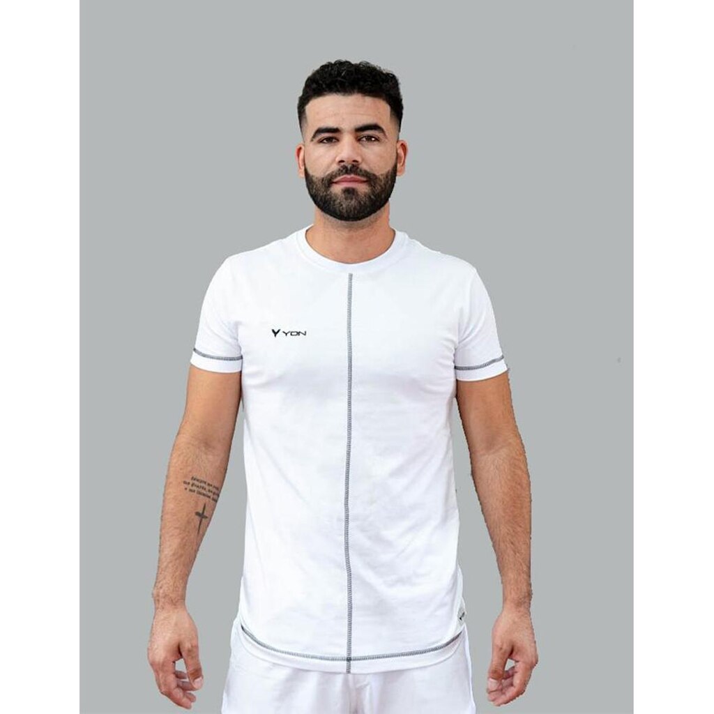 Camiseta Contrast Branca Yon