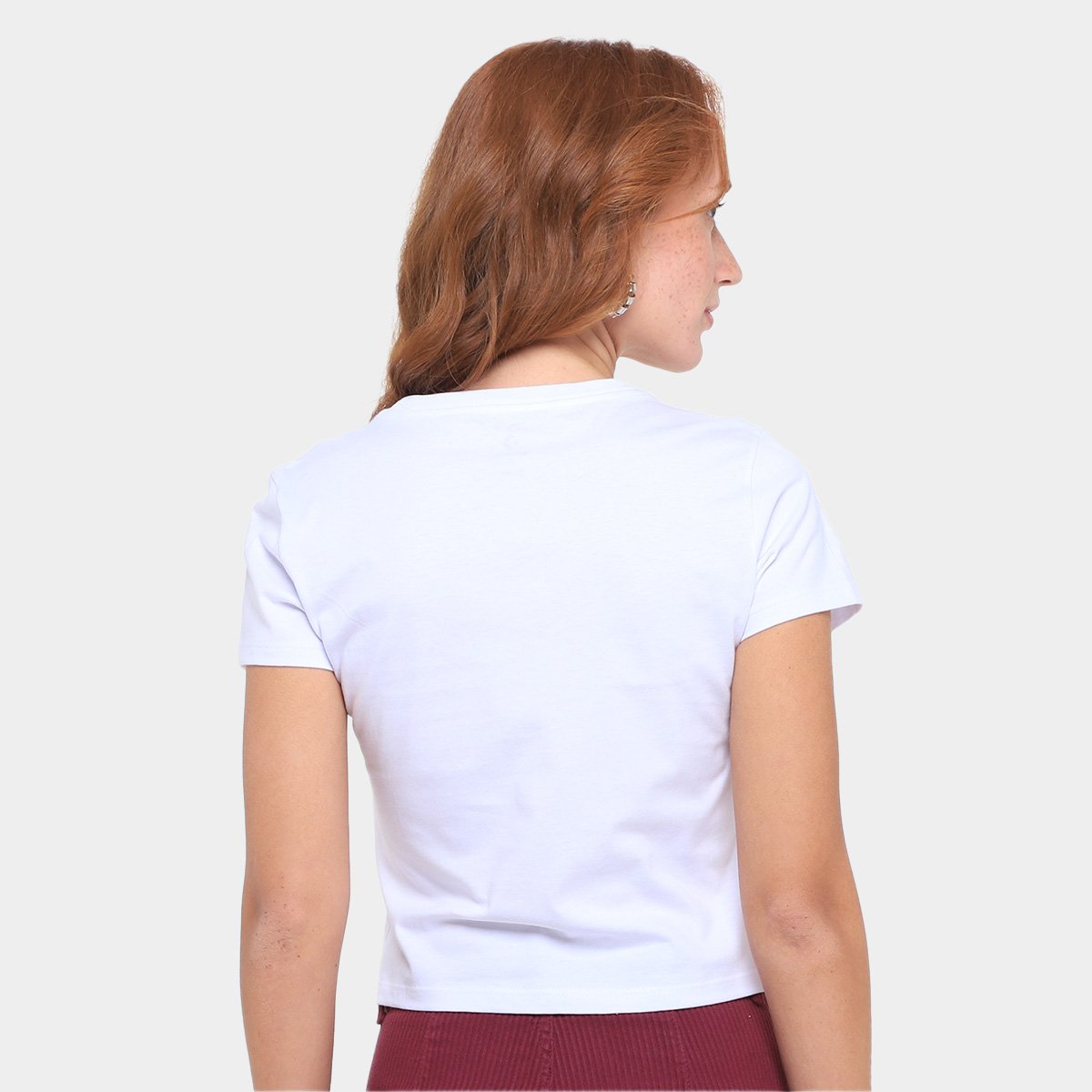 Camiseta Converse Cropped Grap Sta Fit Feminina - 1