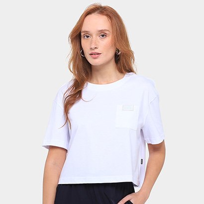 Camiseta Converse Cropped Oversized Bols Feminina - Feminino