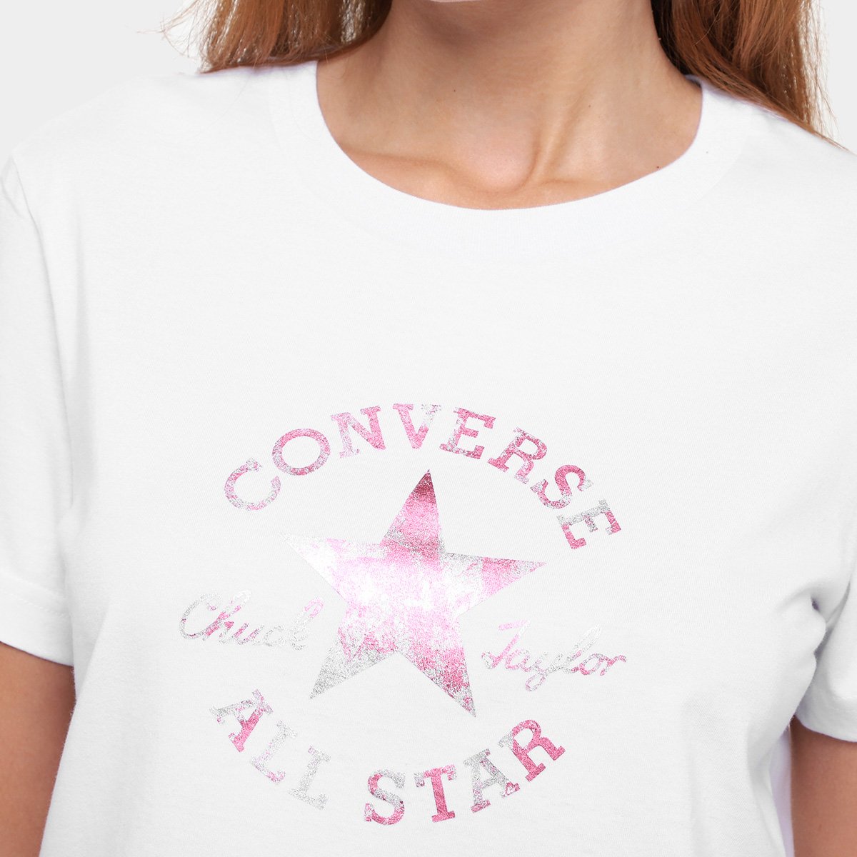 Camiseta Converse Patch Log Fit Feminina - 2