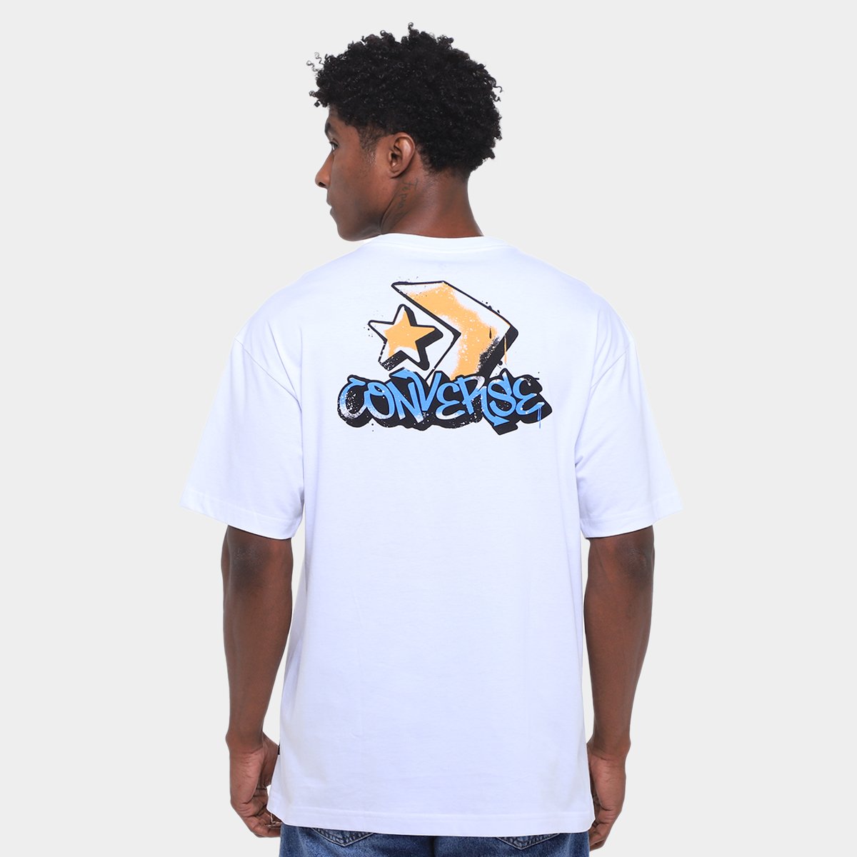 Camiseta Converse Puff Oversize Masculina - 1