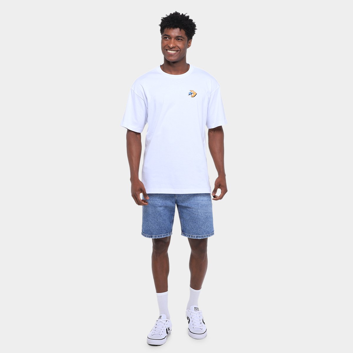 Camiseta Converse Puff Oversize Masculina - 4