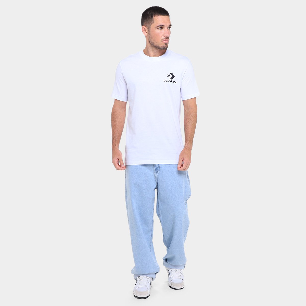Camiseta Converse Skt Spray Gra Tee Masculina - 3