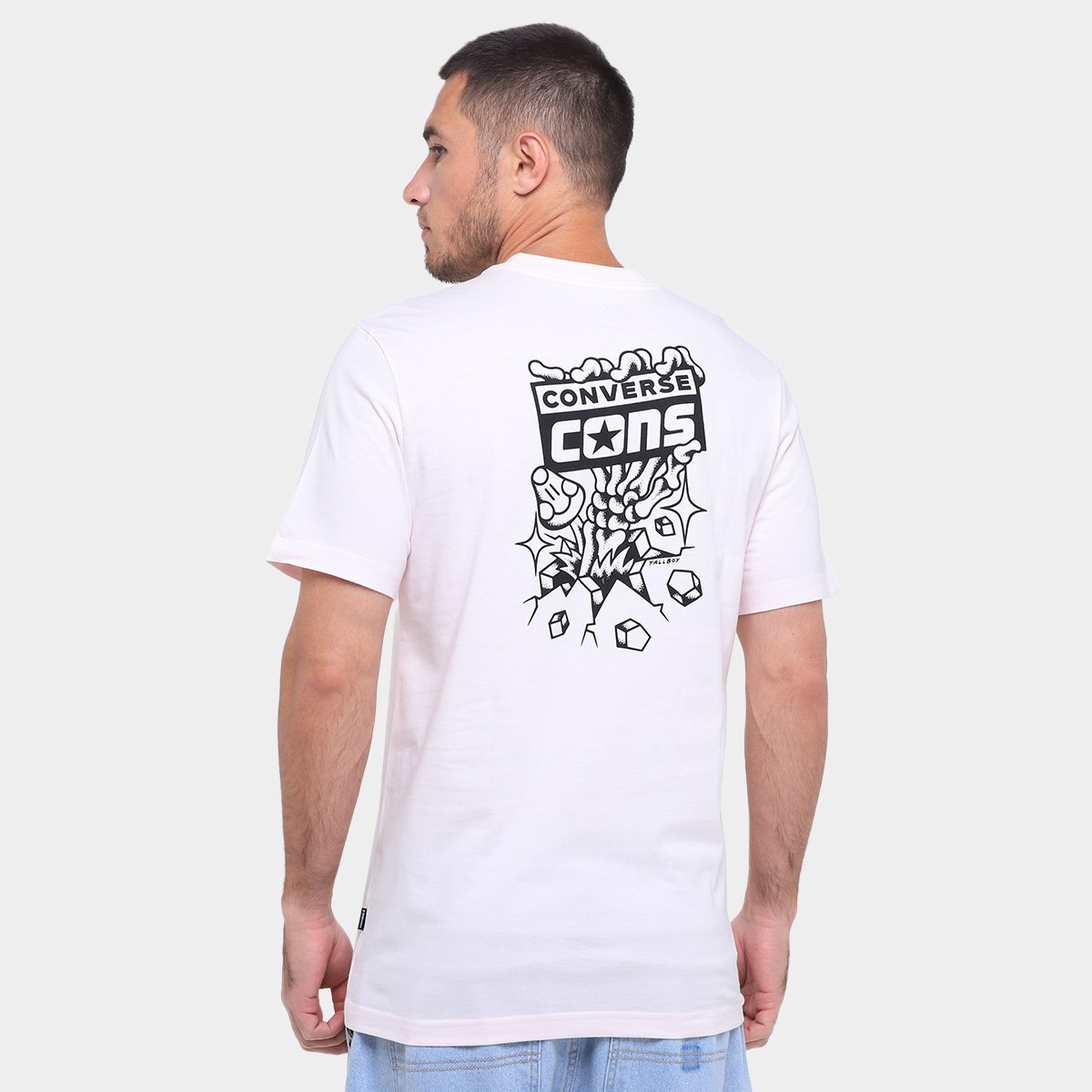 Camiseta Converse Skull Shrom Art Masculina - 1