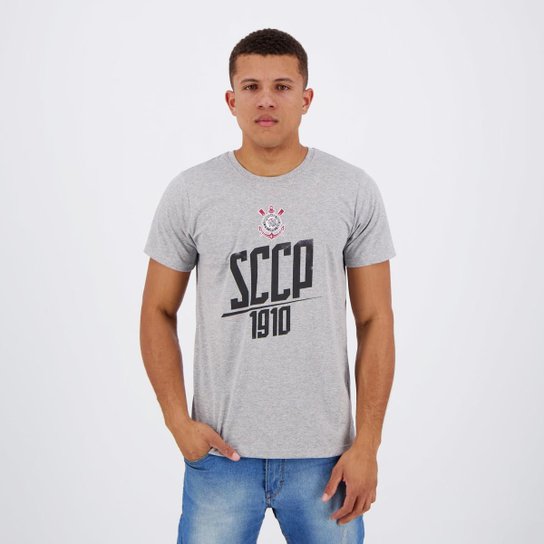 Camiseta Corinthians 1910 Masculina - Cinza é ruim? Camiseta Corinthians 1910 Masculina - Cinza é boa?