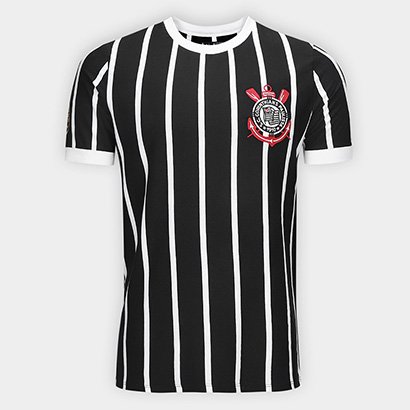 Camiseta Corinthians Coimbra Retrô Masculina - Masculino