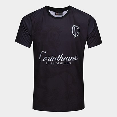Camiseta Corinthians Esportiva Masculina - Masculino