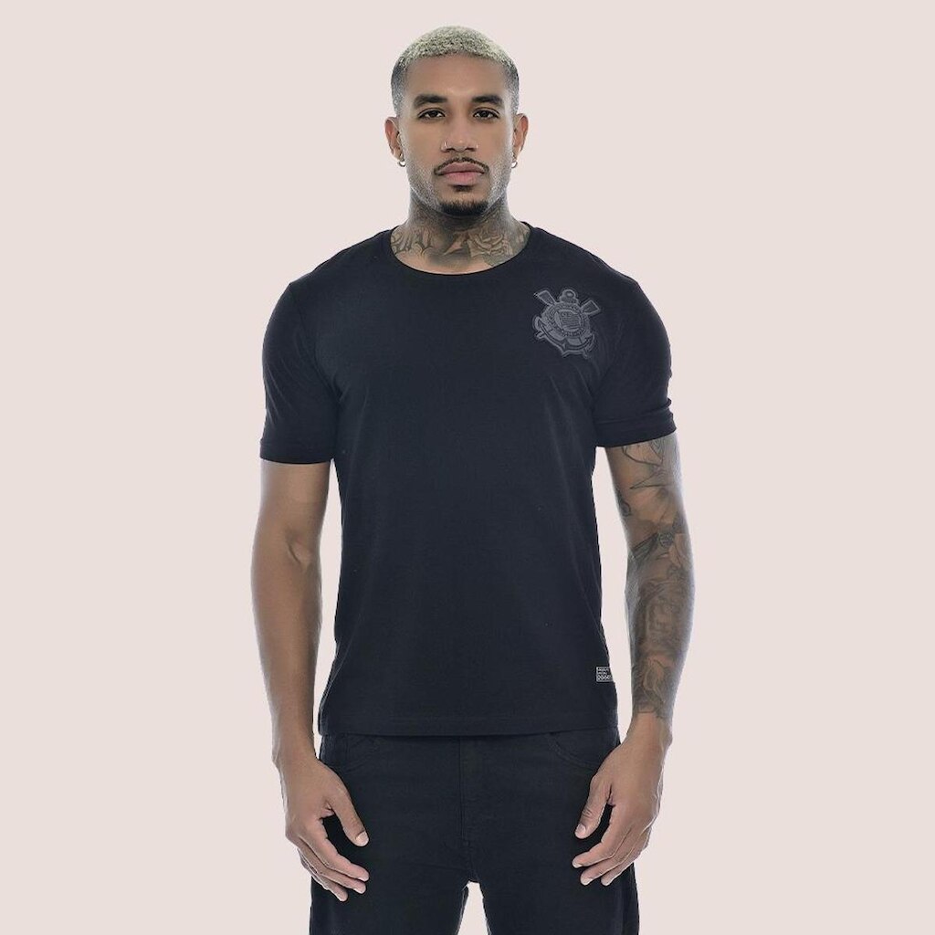 Camiseta Corinthians Masculina Dry Leve