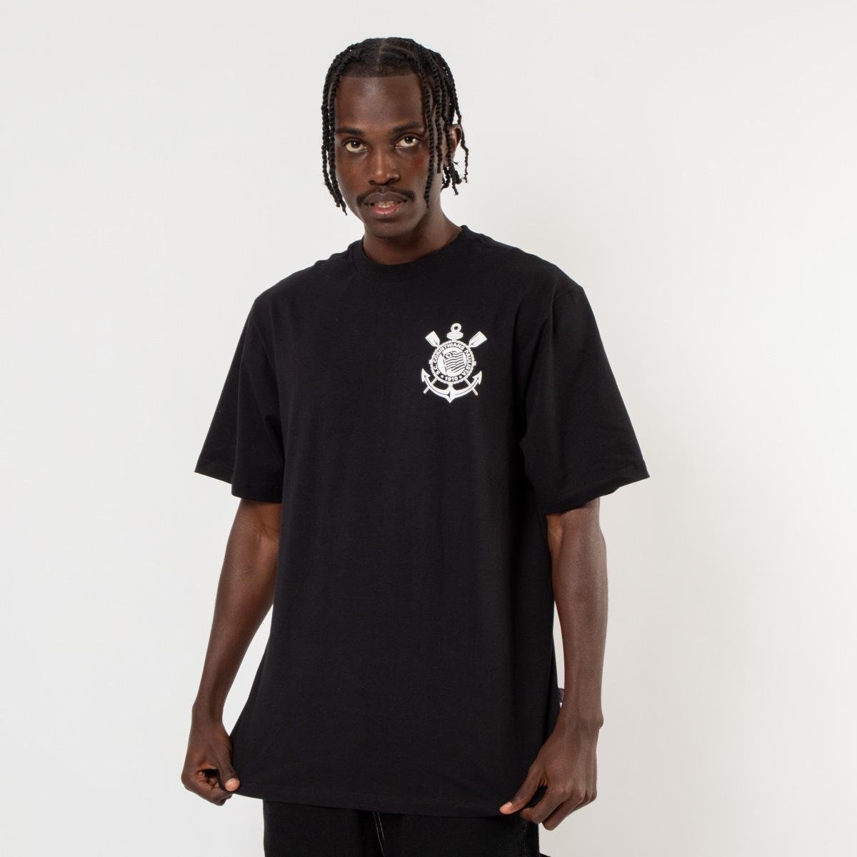 Camiseta Corinthians Masculina Oficial Estampada CP1250202