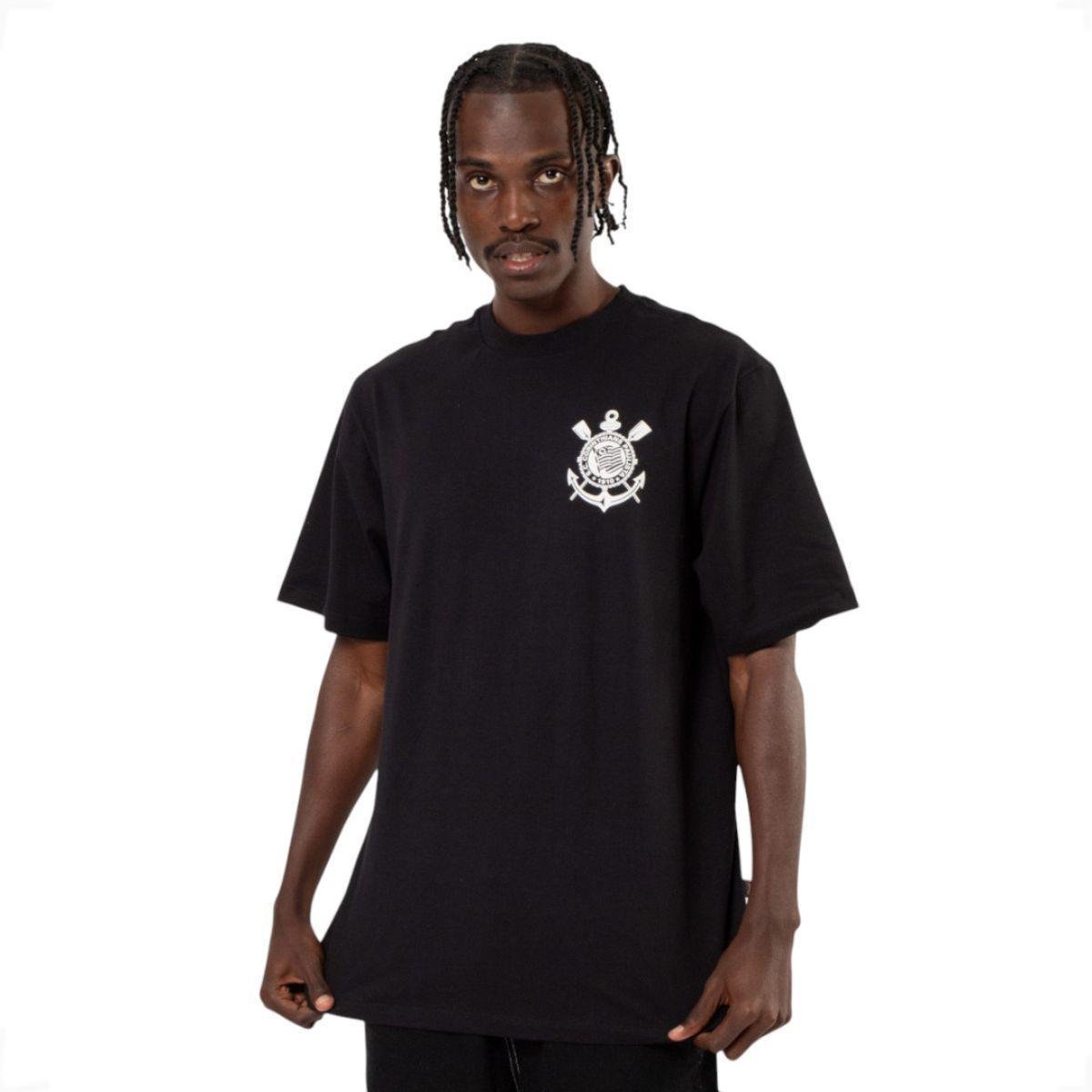 Camiseta Corinthians Masculina Oficial Estampada