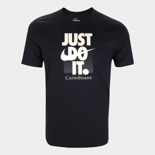 Camiseta Corinthians Nike Just Do It Masculina - Preto é ruim? Camiseta Corinthians Nike Just Do It Masculina - Preto é boa?