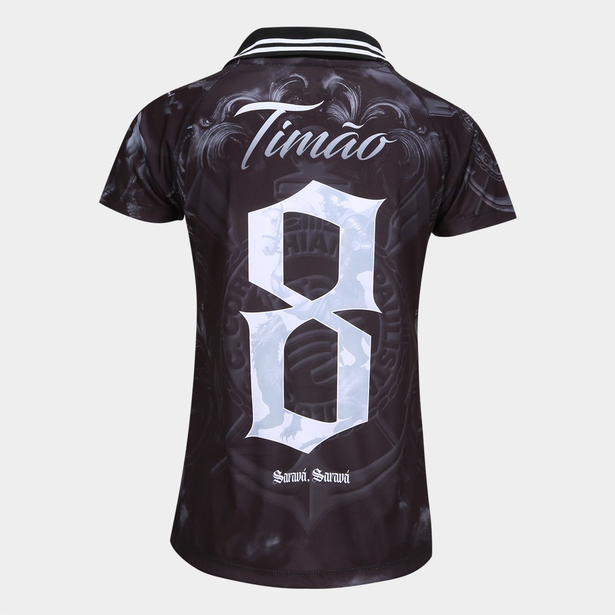 Camiseta Corinthians Quebrada Feminina - 1