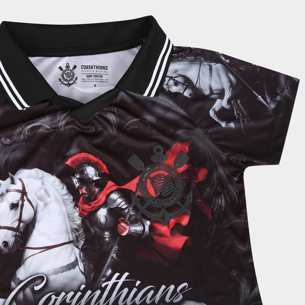 Camiseta Corinthians Quebrada Feminina - 5