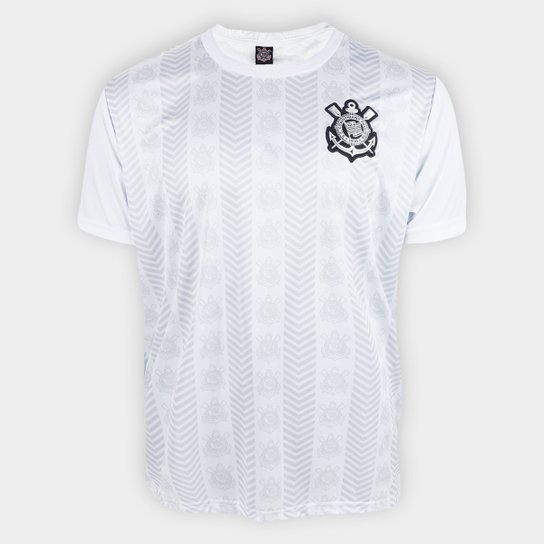 Camiseta Corinthians Silver Logo Masculina - Branco é ruim? Camiseta Corinthians Silver Logo Masculina - Branco é boa?