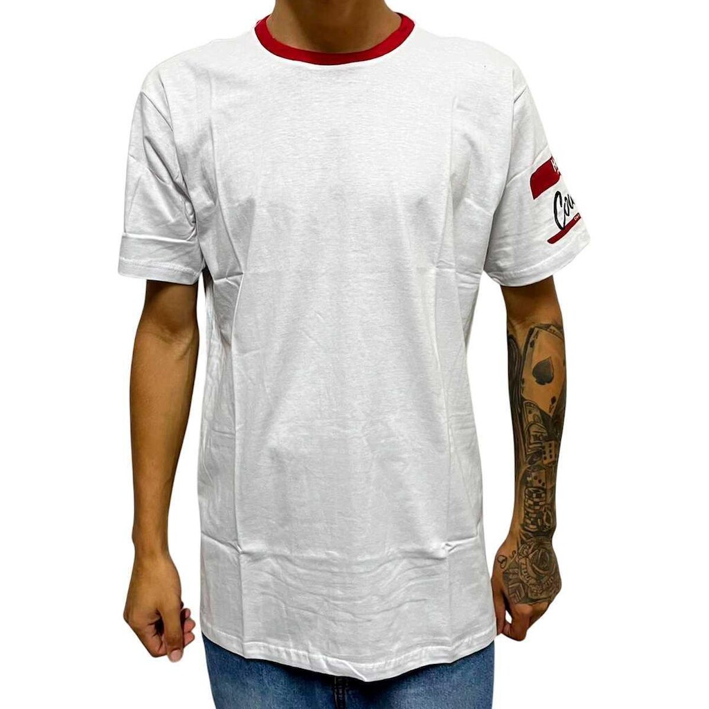 Camiseta Couts Clothing Hello My Name is Masculina - Branco