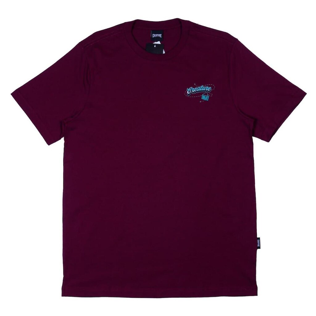 Camiseta Creature Barfly Ss Bordo