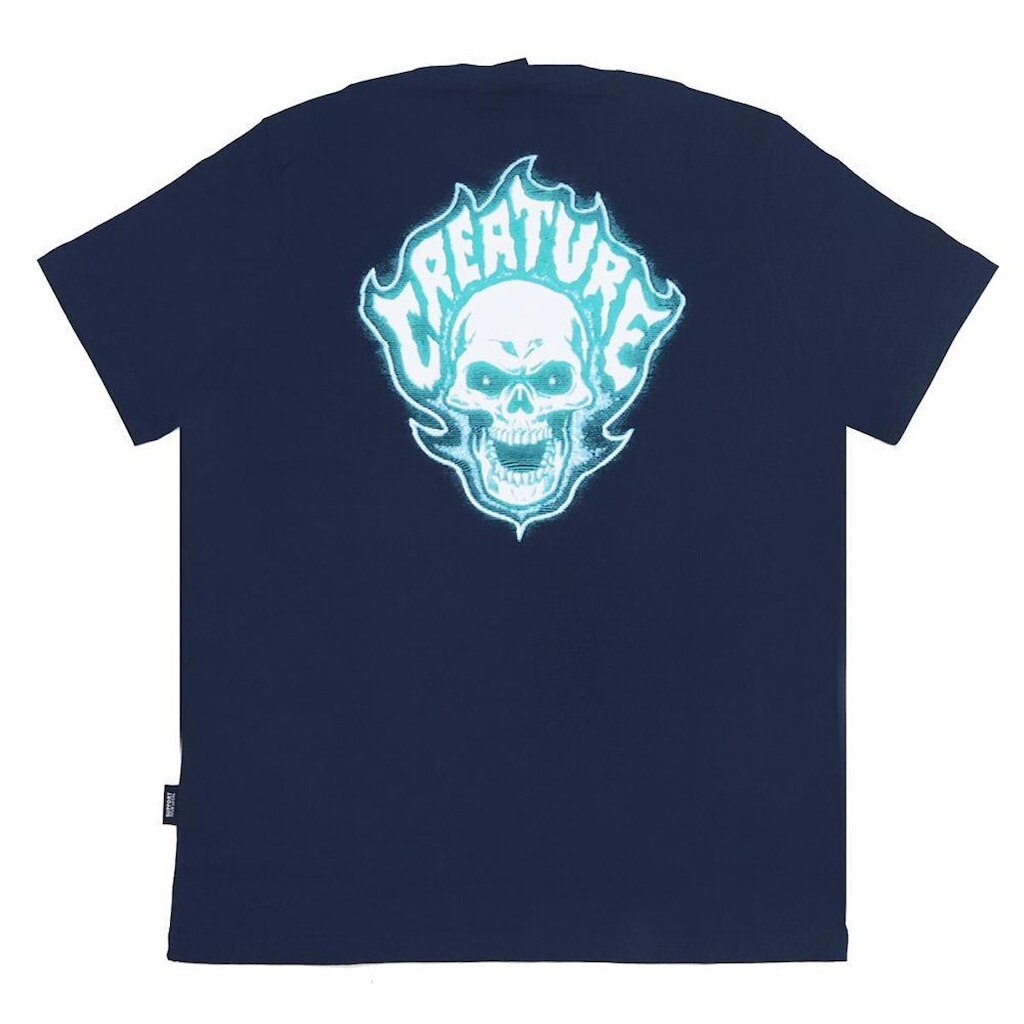 Camiseta Creature Bonehead Glitch - Azul Marinho