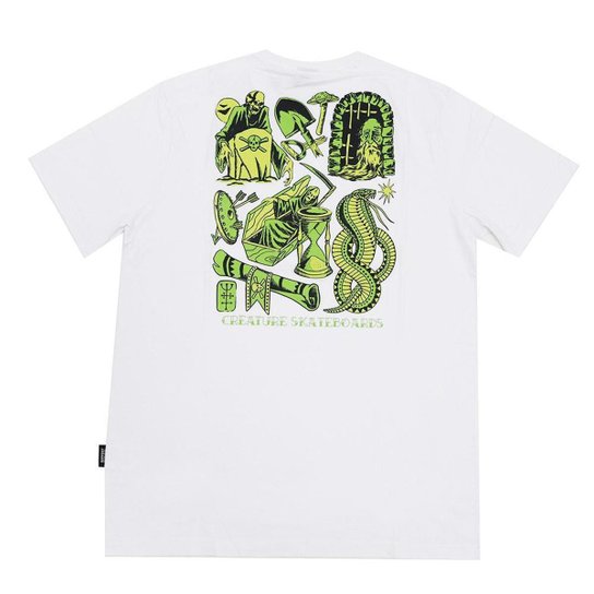 Camiseta Creature Fiends Flash - Branco
