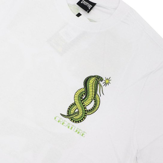 Camiseta Creature Fiends Flash - Branco