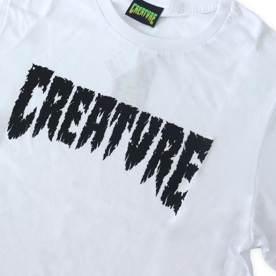 Camiseta Creature Shredded - Branco
