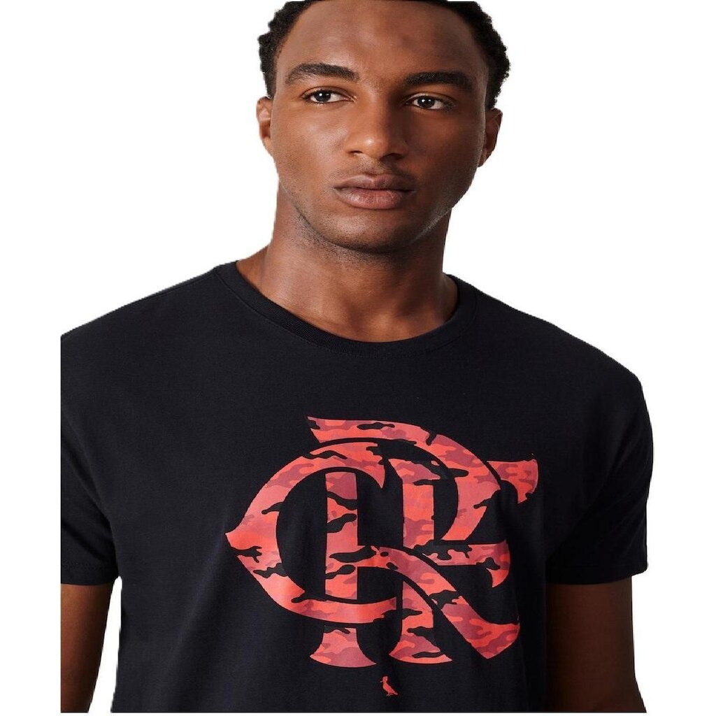 Camiseta Crf Camuflado Verm Fla Reserva