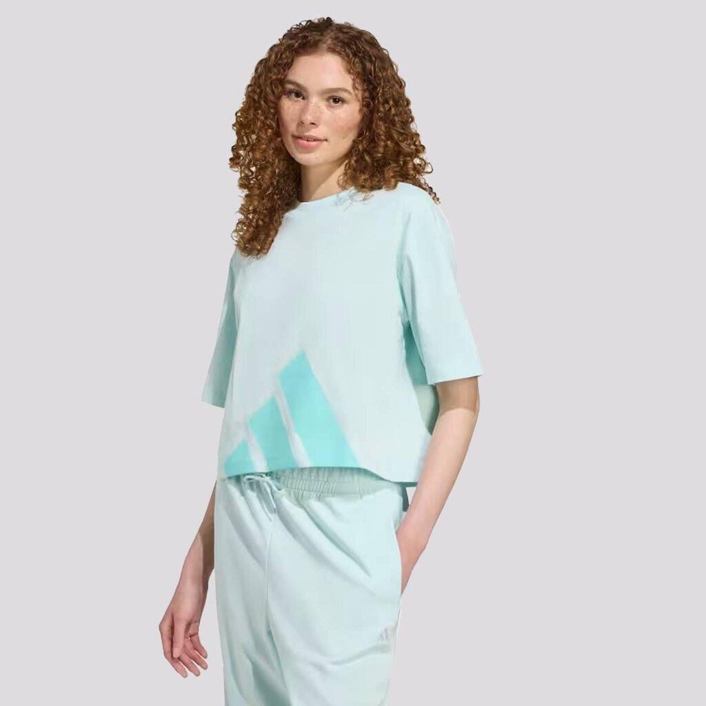 Camiseta Cropped Adidas 3S Feminina