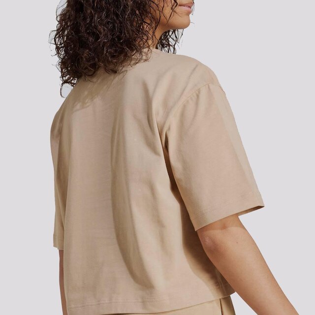 Camiseta Cropped Adidas 3S Feminina
