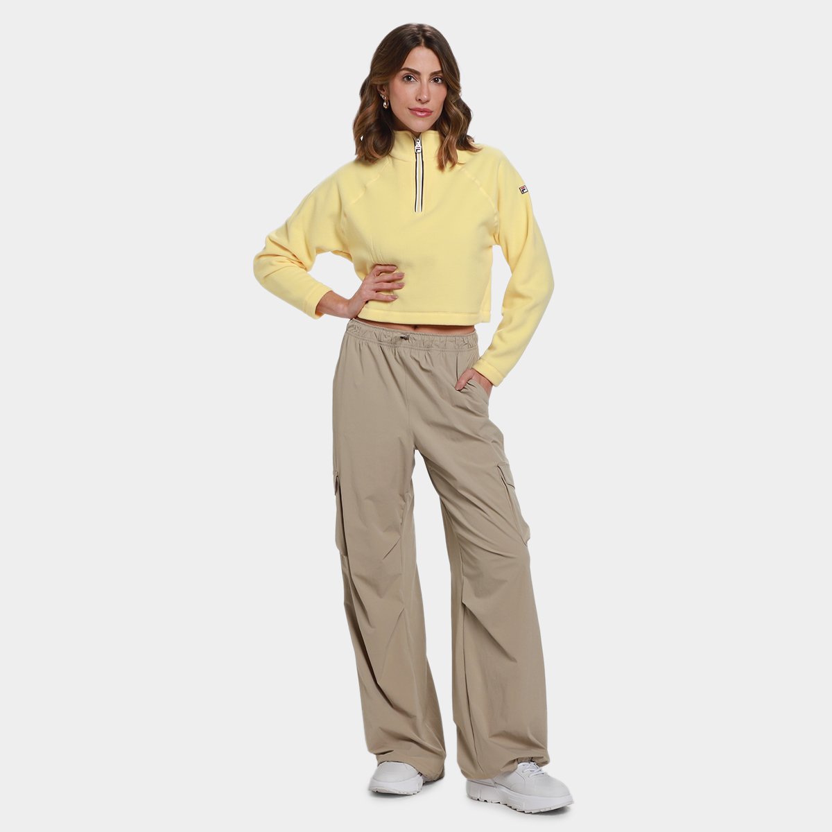 Camiseta Cropped Fila F-Box Feminina - 5