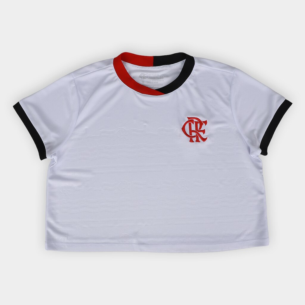 Camiseta Cropped Flamengo Feminina