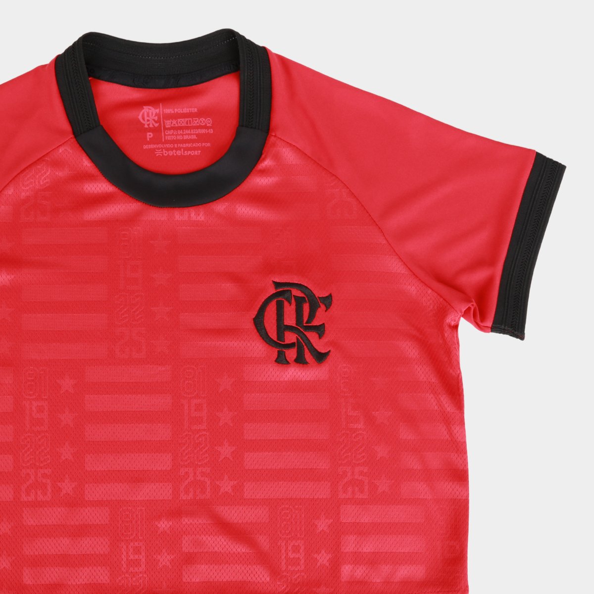 Camiseta Cropped Flamengo Legado Feminina - 5