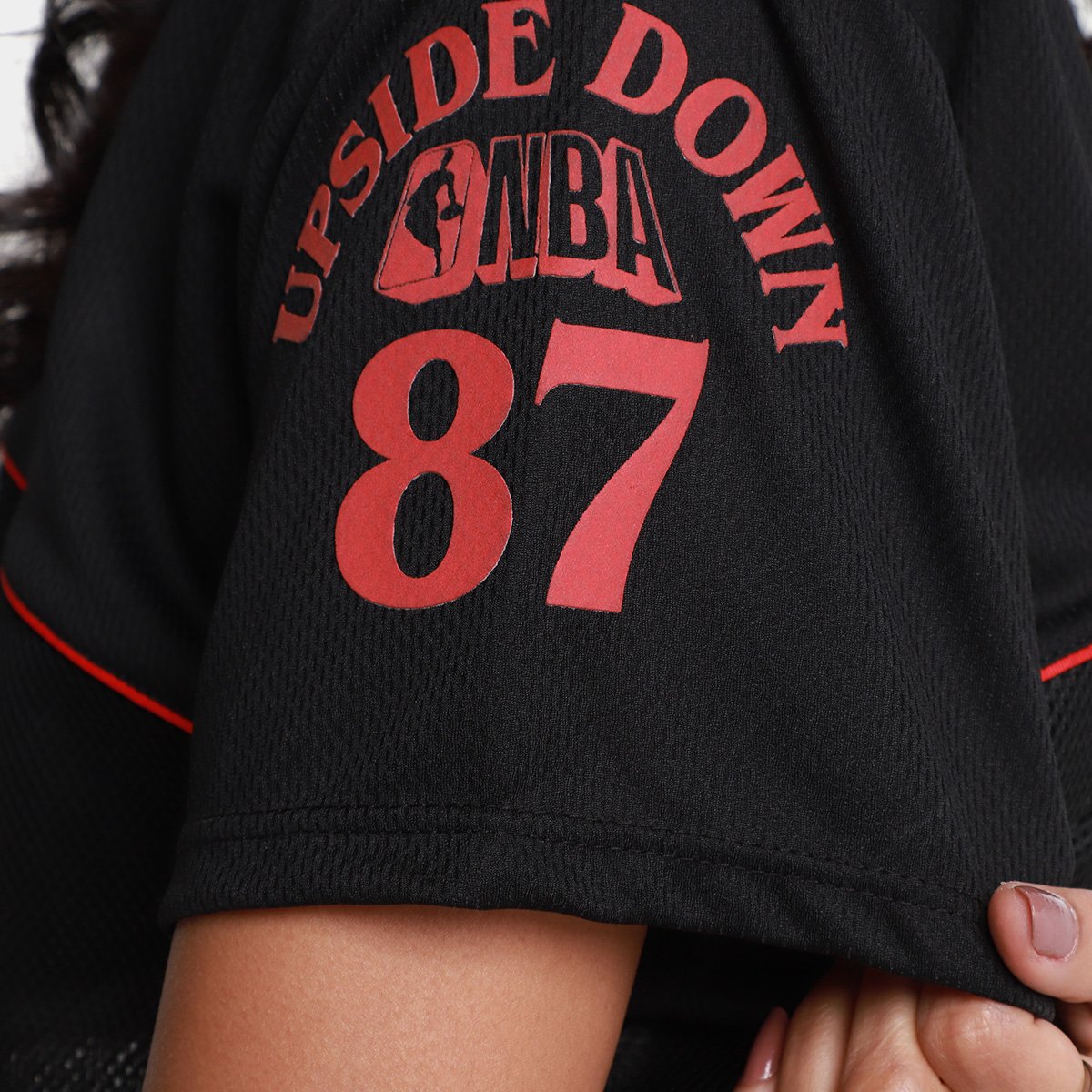 Camiseta Cropped NBA Mitchell & Ness Feminina - 4