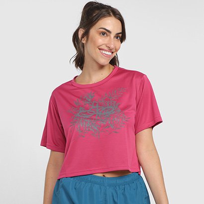 Camiseta Cropped Olympikus Splash Feminina - Feminino