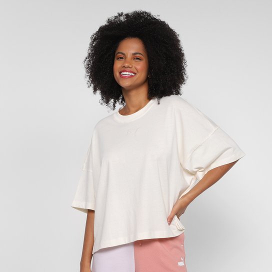 Camiseta Cropped Puma Her Feminina - Branco é ruim? Camiseta Cropped Puma Her Feminina - Branco é boa?