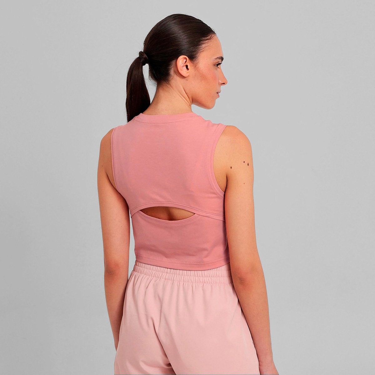 Camiseta Cropped Puma Slim Feminina - 1