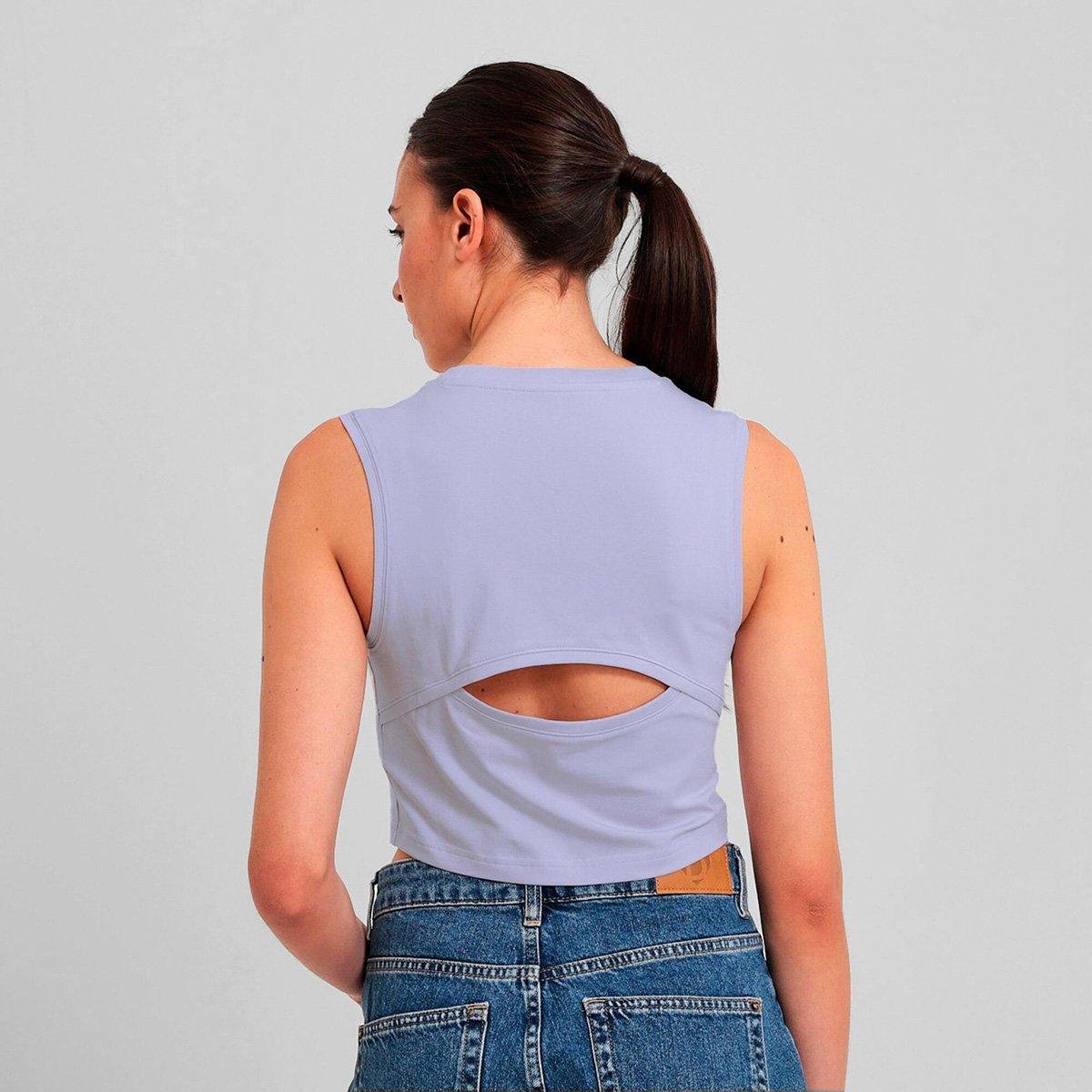 Camiseta Cropped Puma Slim Feminina - 1