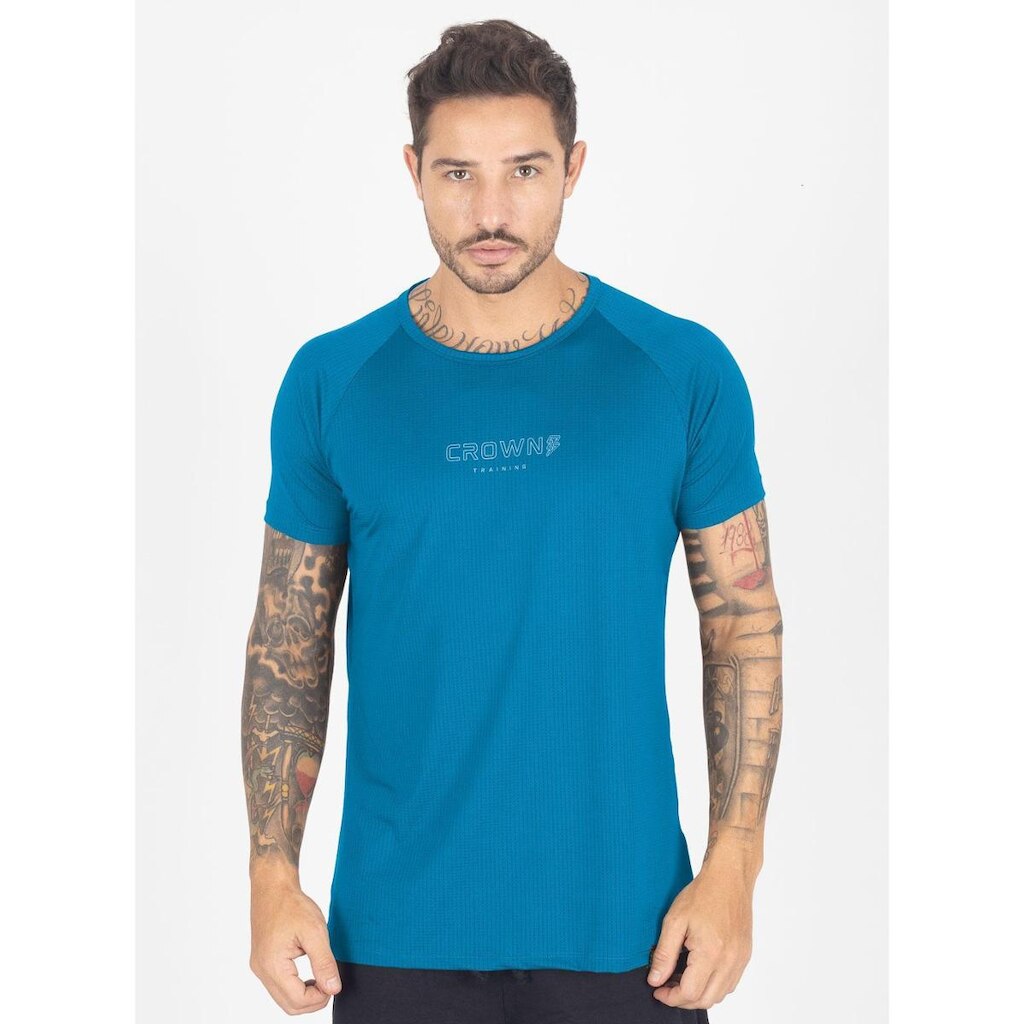 Camiseta Crown Dry Ice Azul Matisse