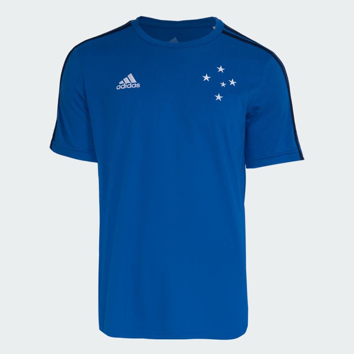 Camiseta Cruzeiro Dna Tee Adidas Masculina Menor preço em Camiseta Cruzeiro Dna Tee Adidas Masculina