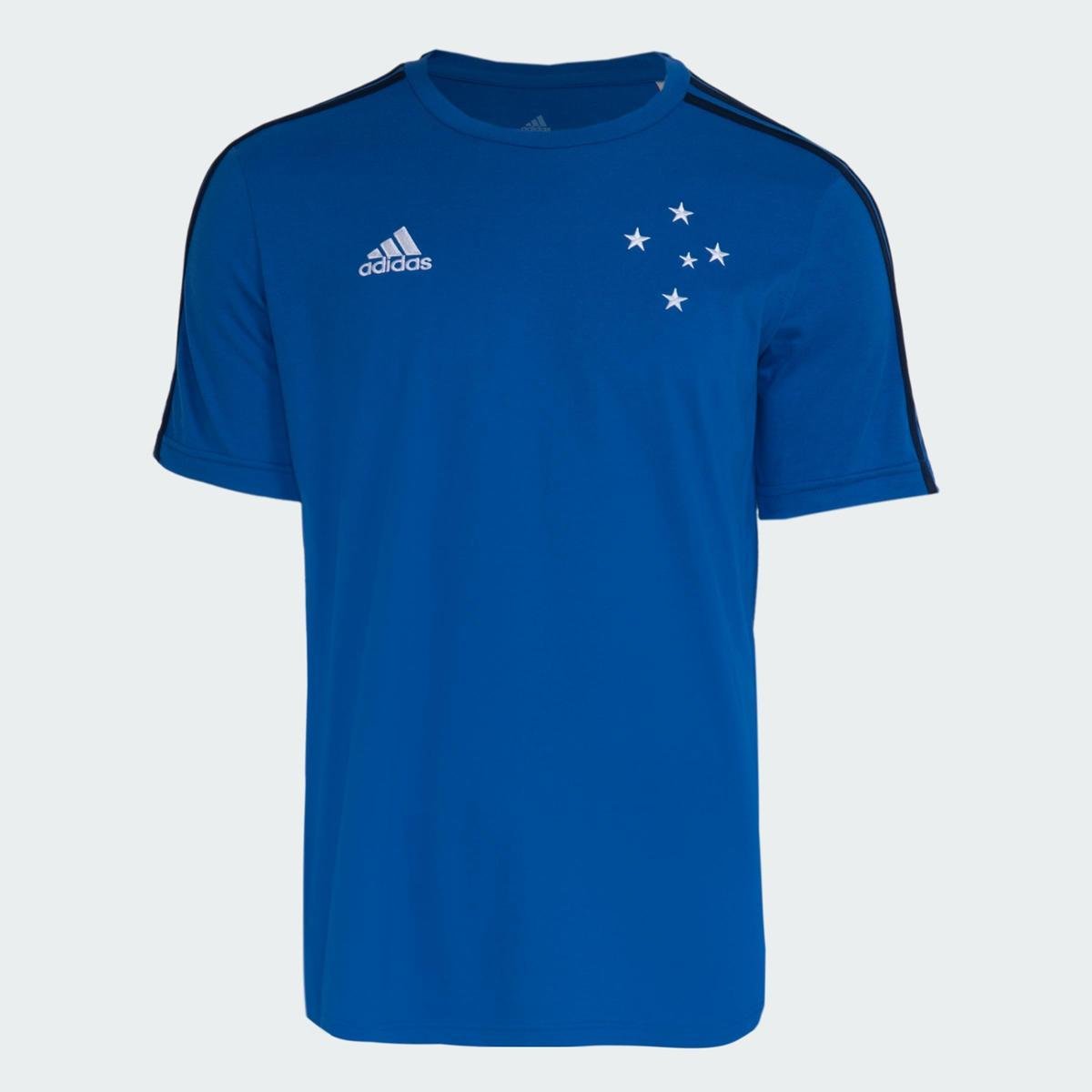 Camiseta Cruzeiro Dna Tee Adidas Masculina Menor preço em Camiseta Cruzeiro Dna Tee Adidas Masculina