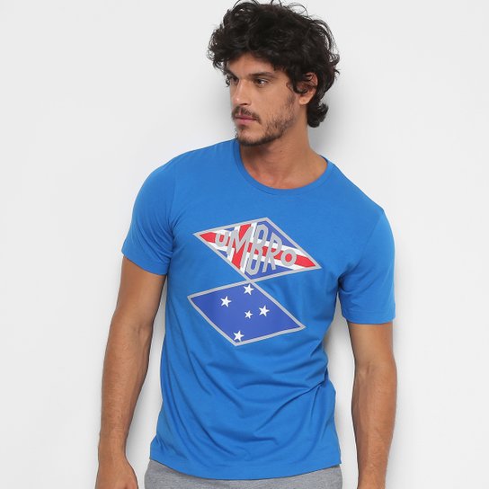 Camiseta Cruzeiro Flag Nations Torcedor Umbro Masculina - Azul é ruim? Camiseta Cruzeiro Flag Nations Torcedor Umbro Masculina - Azul é boa?
