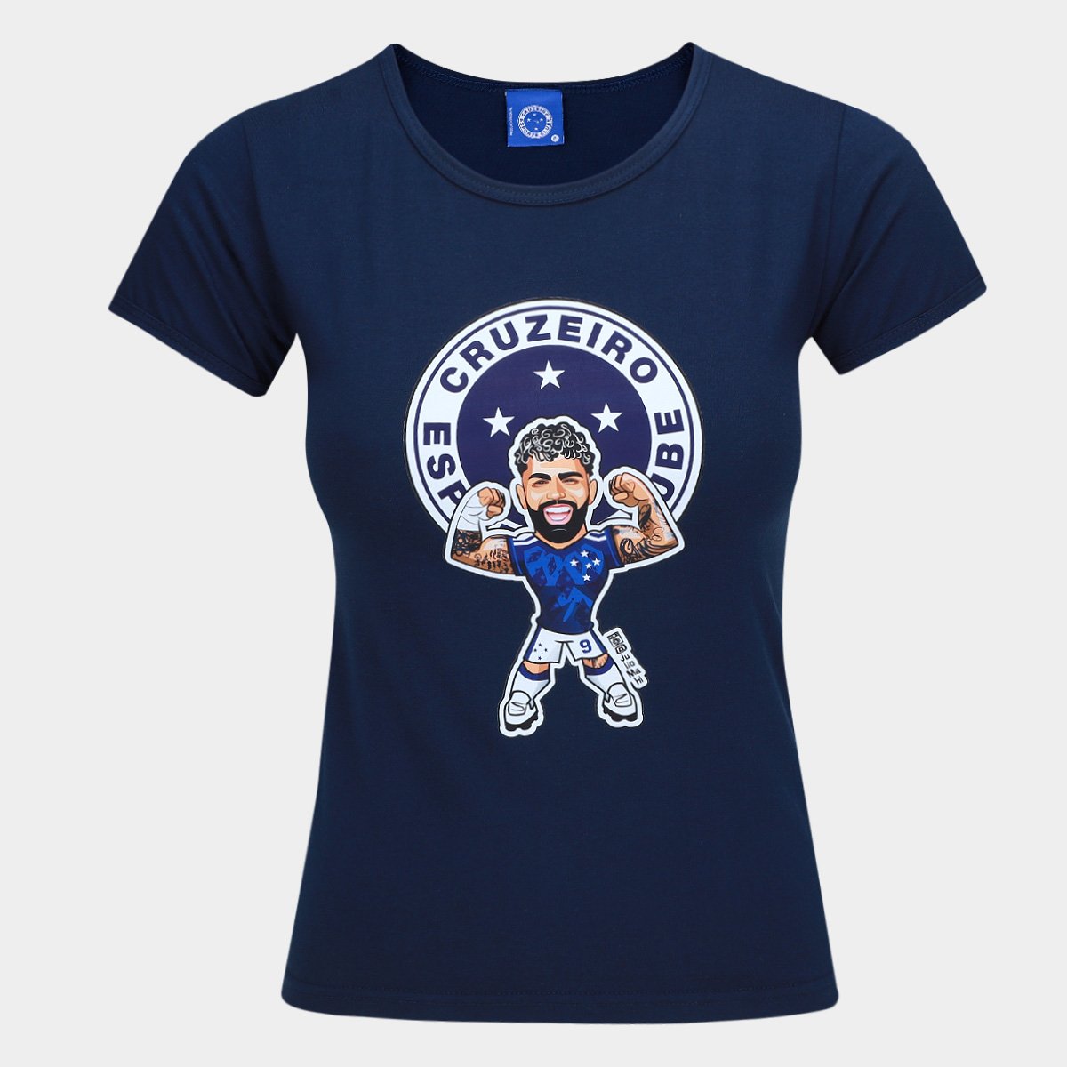 Camiseta Cruzeiro Gabigol Feminina Menor preço em Camiseta Cruzeiro Gabigol Feminina