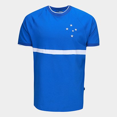 Camiseta Cruzeiro Raglan Masculina - Masculino