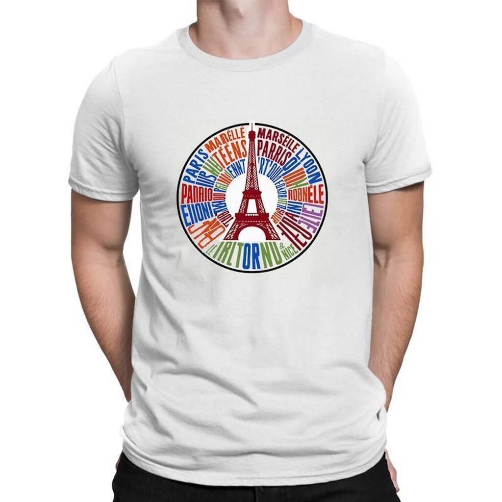 Camiseta Cwb Algodão Premium Paris Masculina