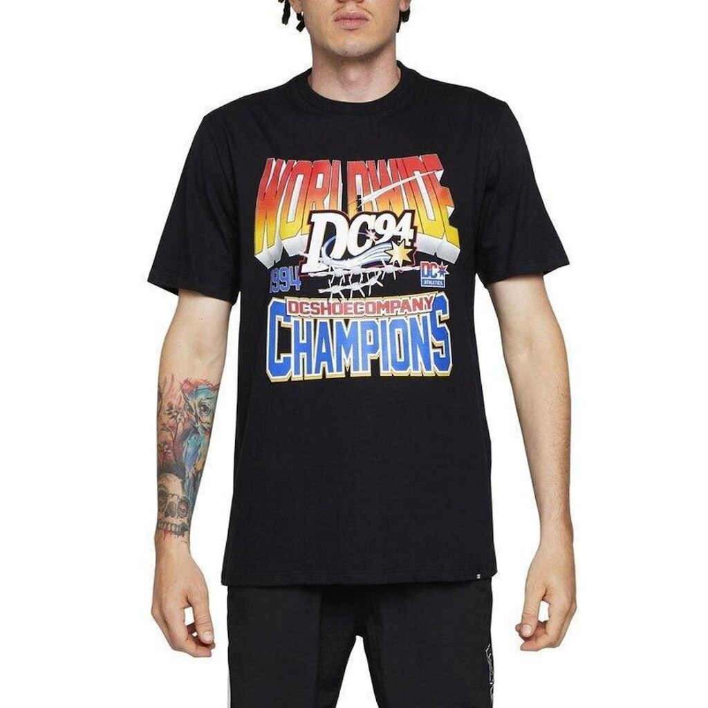 Camiseta DC Manga Curta 94 Champs Masculina