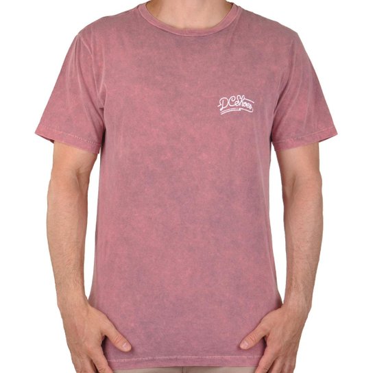 Camiseta Dc Neon Flow Masculino - Rosa
