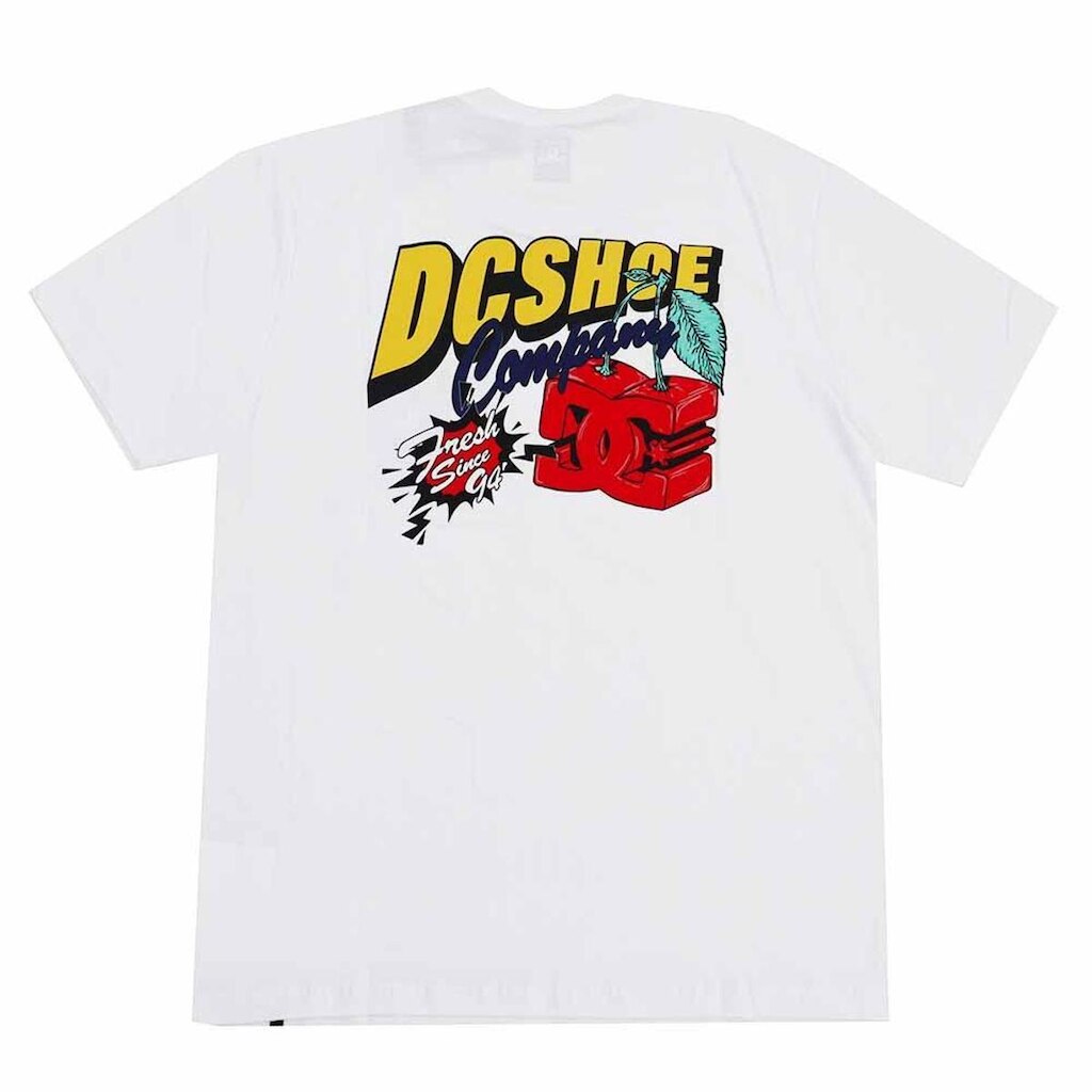 Camiseta DC Shoes Cherry Pop - Branco