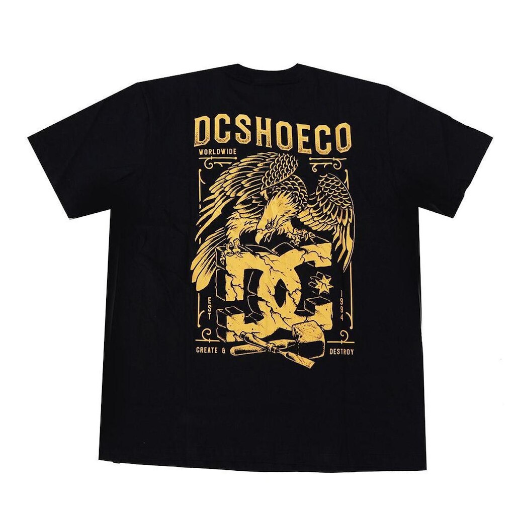 Camiseta DC Shoes Destroy N Create - Preto