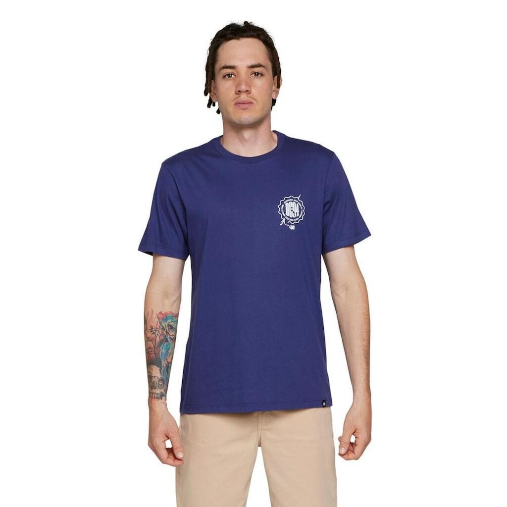 Camiseta DC Shoes M/C Sew What Roxo-Roxo-G