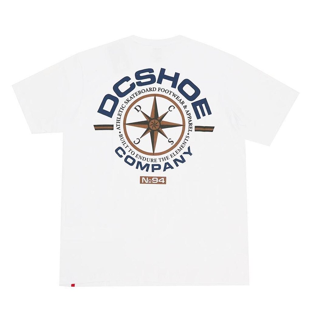 Camiseta DC Shoes NO 94 Worker Comprass - Branco