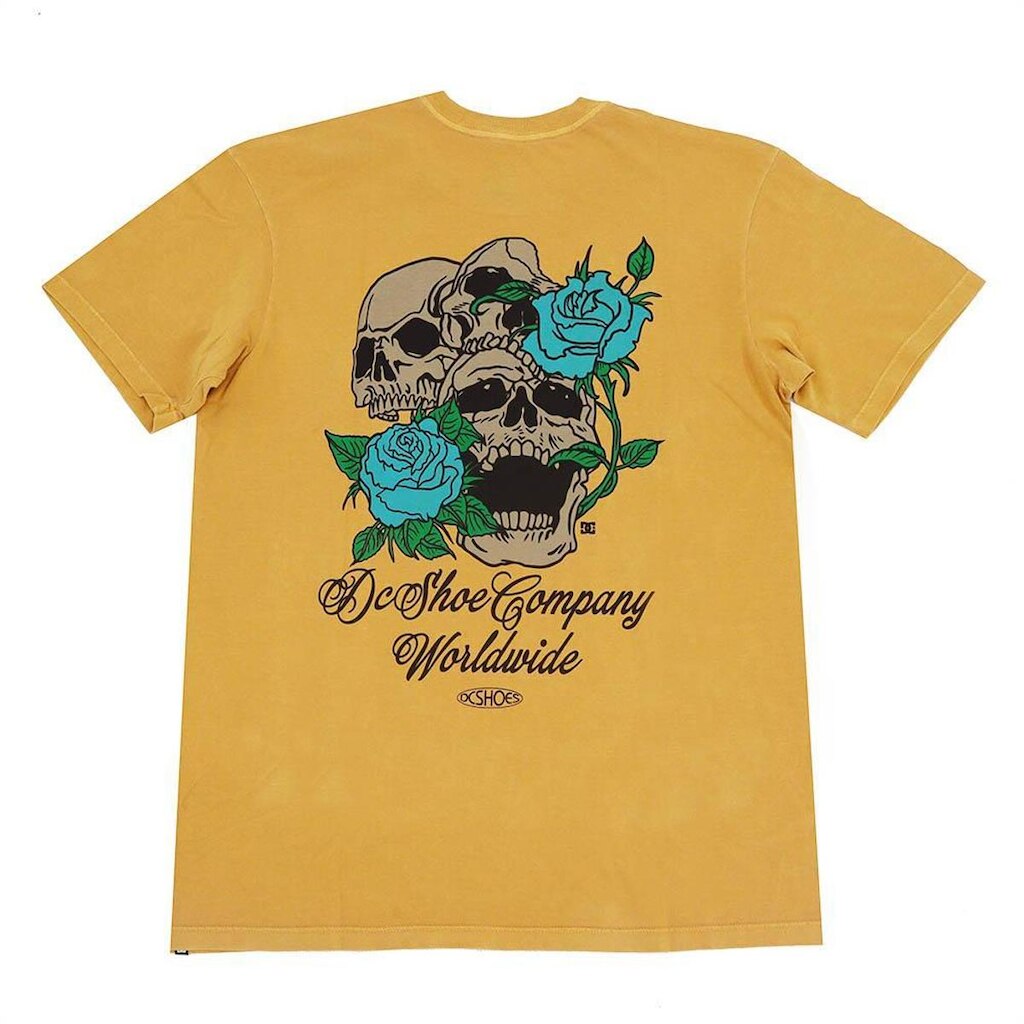 Camiseta DC Shoes Open Wide - Amarelo