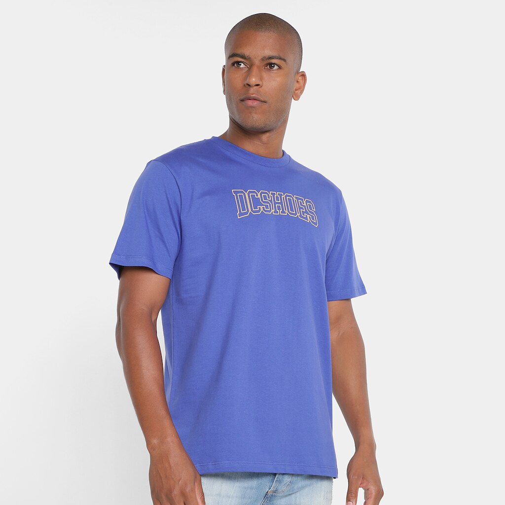 Camiseta Dc Shoes Outline Uni Masculina